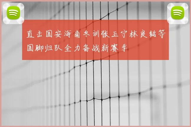 直击国安海南冬训张玉宁林良铭等国脚归队全力备战新赛季